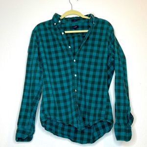 JCrew slim fit long sleeve button down M